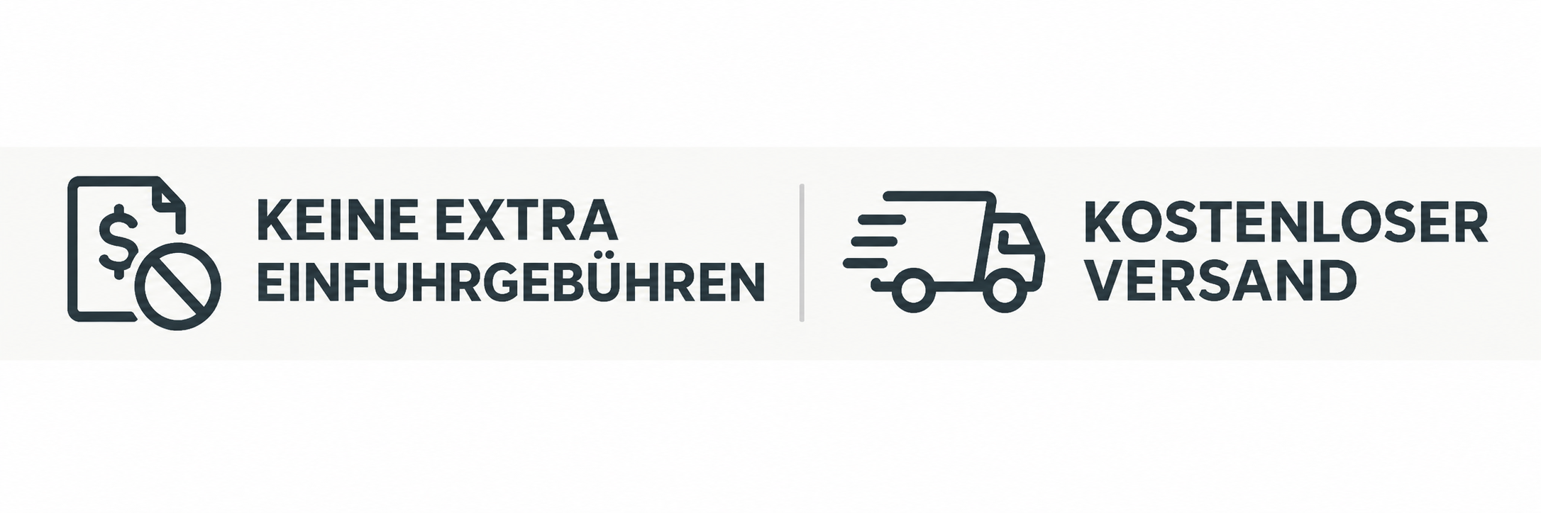 Steuerfrei und kostenloser Versand